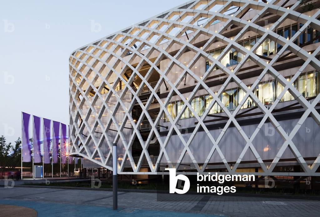 The Pavilion of France has the World Exhibition in Shanghai, China. Architecture by Jacques Ferrier, 2010. Photography on 23/05/10