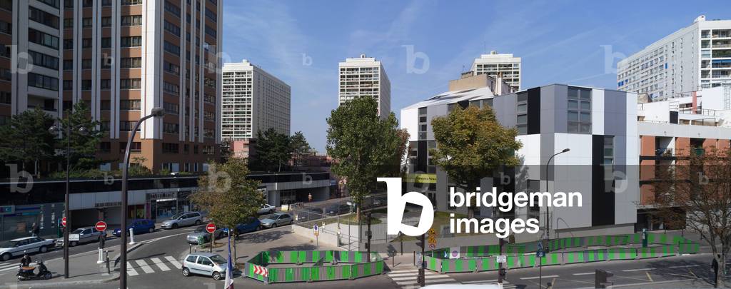 Centre d'animation et de spectacle, Place des Fetes, Paris 19. Architecture by Christian Biecher, 2007. Photography 16/09/07