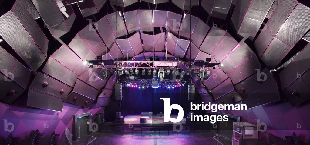 The extension of the concert hall of the Luciole, 171 Rue de Bretagne in Alencon, Orne, Basse Normandie (Basse-Normandie), France. Architecture Jacques Moussafir, 2006-2008. Photography 05/06/09