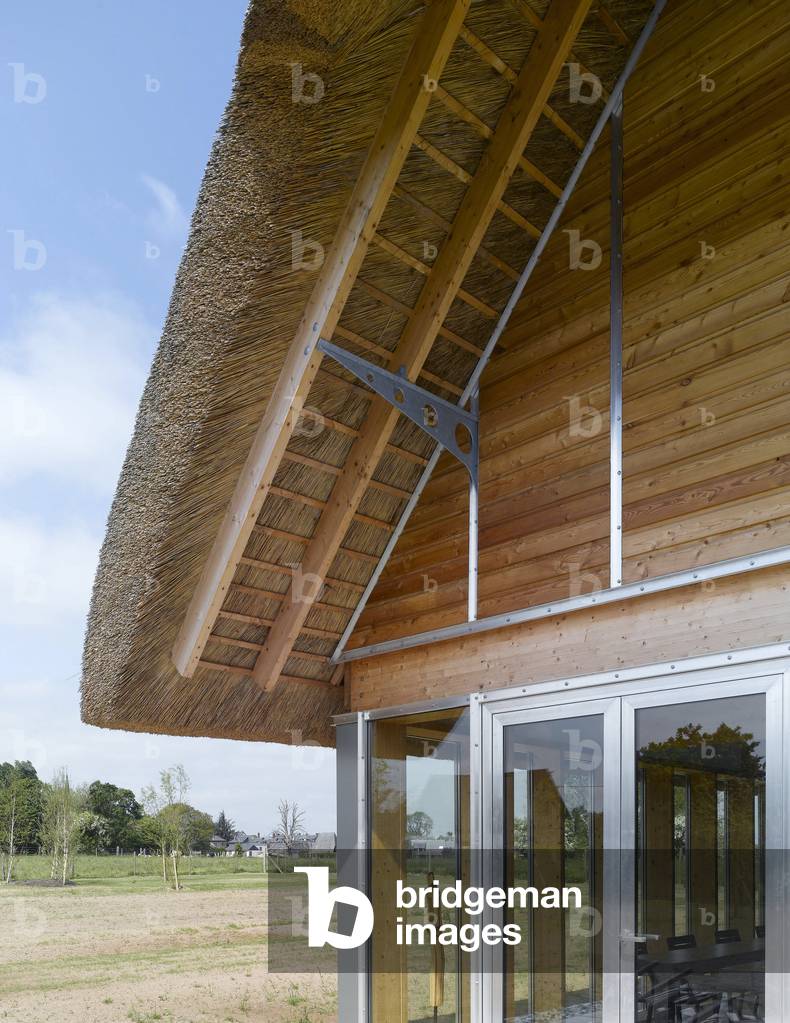 House “” Chaume 01”” in Bourg Achard (Bourg-Achard) in Haute-Normandie (Haute Normandie), France. Architecture of CO-BE Architecture and Landscape, 2007. Photography 10/06/07