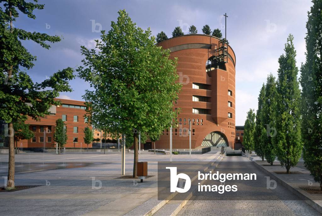 Place des Droits de l'Homme in Evry, Essonne, Ile-de-France (Ile de France), France. Landscape designer: Katrin Gustafson, 1996. Photography 10/10/97