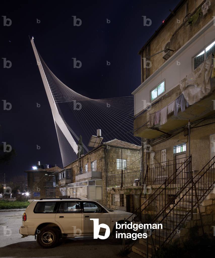 King David's Harp Bridge to Jerusalem David's harp Bridge - Jerusalem - Israel