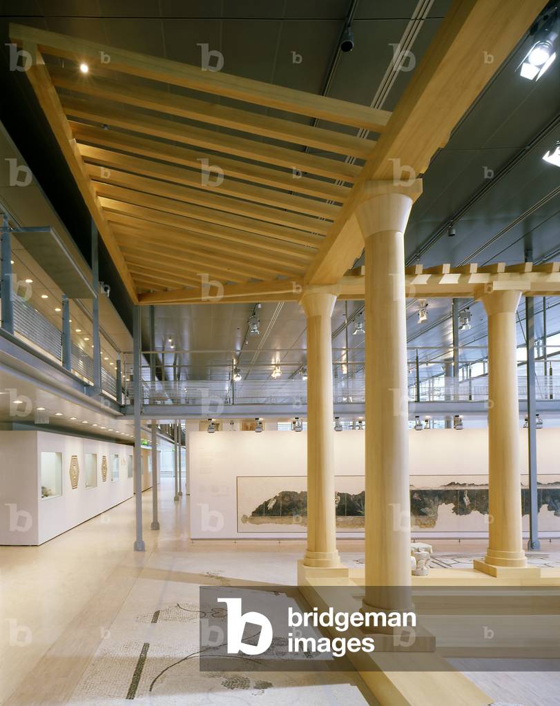 Museum and archaeological site of Saint Romain en Gal (Rhone). Realisation 1996, architects Jean Paul Morel and Philippe Chaix. Photography 1996.