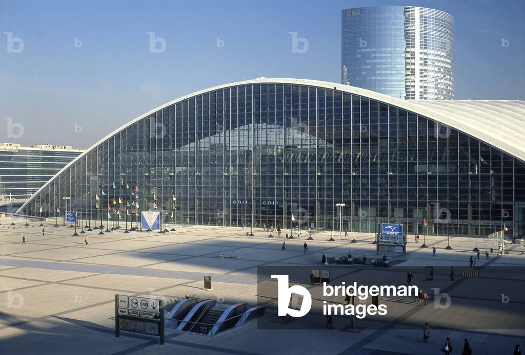 CNIT exhibition hall in La Defense, Paris, Hauts de Seine