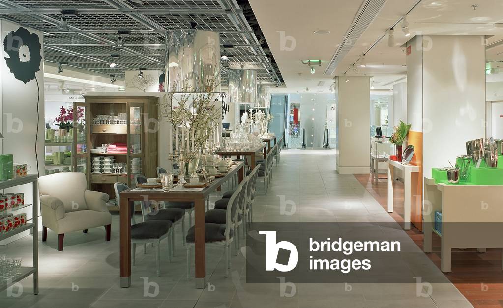 Les Galeries Lafayette, 40 Boulevard Haussmann, Paris 9. Architecture by Jean-Jacques Ory, Saguez and Partners.