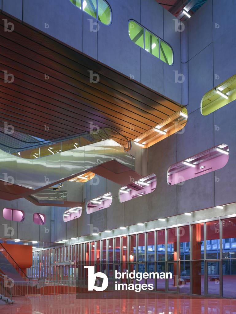 L'Atrium de Jussieu, Pole scientifique, Paris 5th arrondissement. Architects Peripheriques, Anne Francoise Jumeau and Emmanuelle Marin and David Trottin, 2002- 2006.