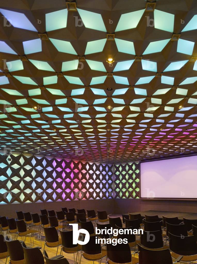 The Institute of Image and Sound in Hilversum, Netherlands (Netherlands). Architecture by Willem-Jan Neutelings and Michiel Riedijk, 2006. Photography 19/12/06