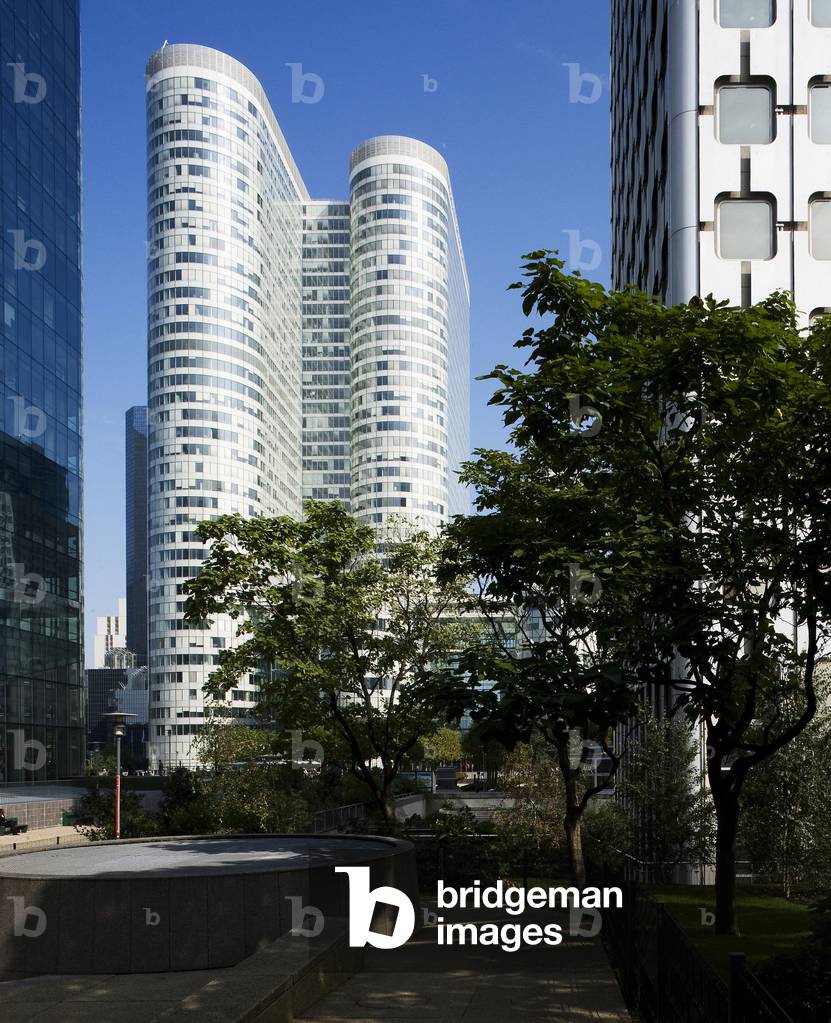 the Towers in la Defense, photo taken in 2008 in Paris (photo)