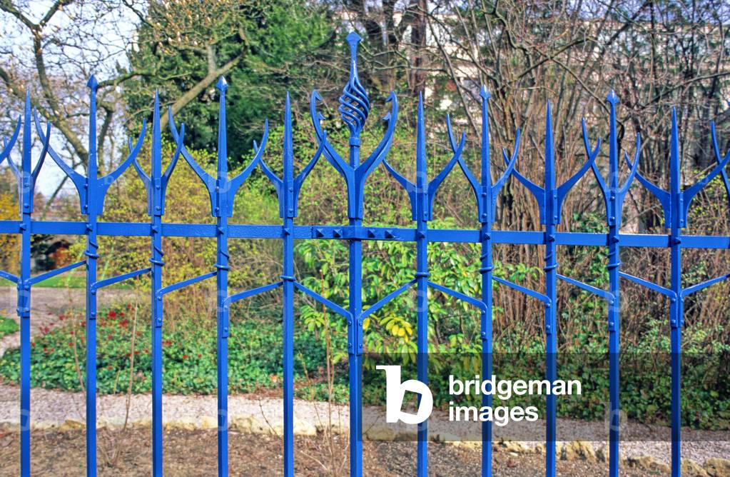 Villa Les Glycines, 5 rue des Brices in Nancy (Meurthe and Moselle). Architects Emile Andre (1871-1933), 1902-1904 and Jacques Philippon, expansion in 1924. In Nancy, Art Nouveau takes the name of Ecole de Nancy or Alliance provincial des industries d'art, thanks in particular to the emblematic figure of Emile Galle. Glassware, furniture, stained glass, ceramics, leather, ironwork, architecture, etc., participate in this vast movement of renovation of decorative arts that still marks the city today.