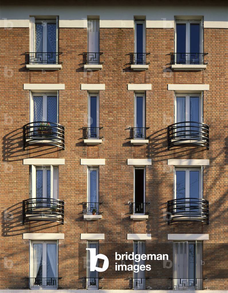 Facade of a residential building.