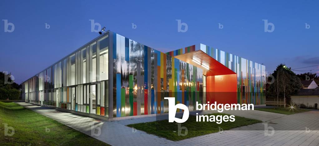 La Maison de la Jeunesse et de la Culture Espace Andre Malraux, 5 chemin de Montigny à Herblay. Architecture of Quintet, 2009. Photography 15/10/09