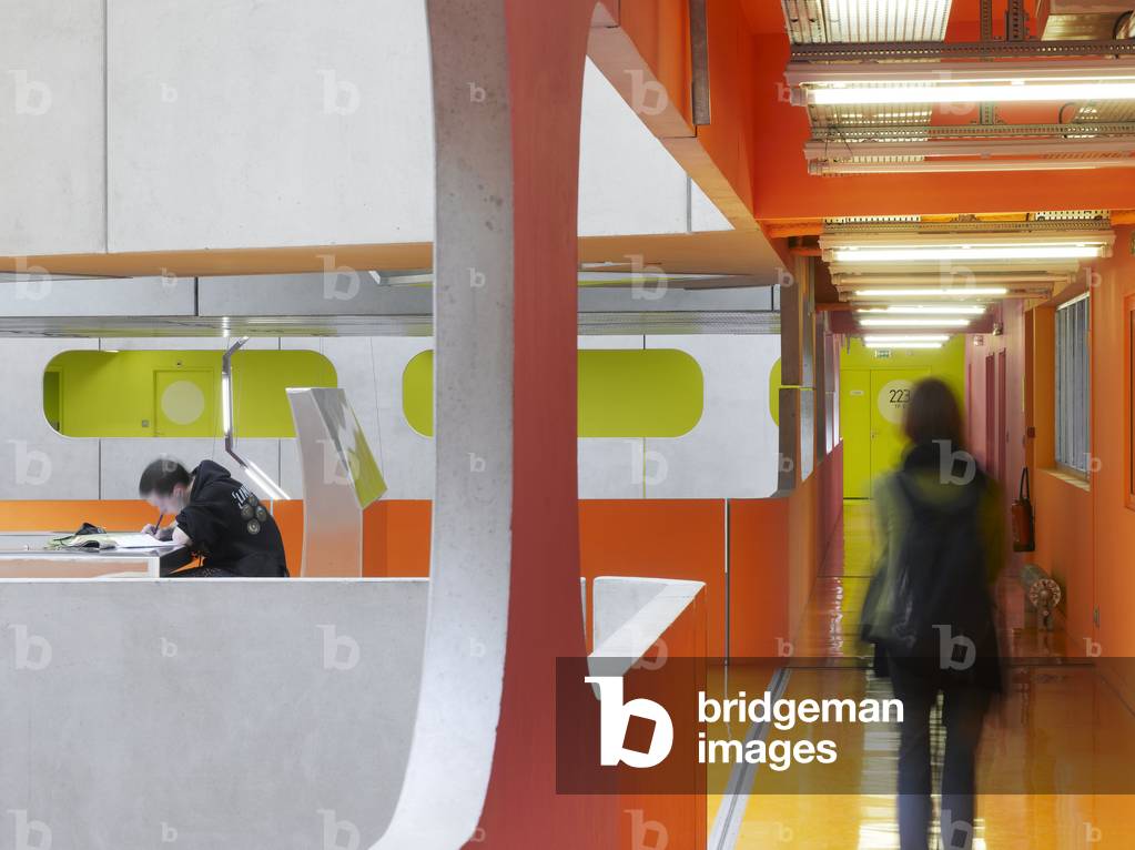 L'Atrium, Universitite Pierre et Marie Curie, Jussieu, Paris 6th Arrondissement.Peripheriques Architectes, Anne Francoise Jumeau, Emmanuelle Marin, David Trottin, 2002-2006.