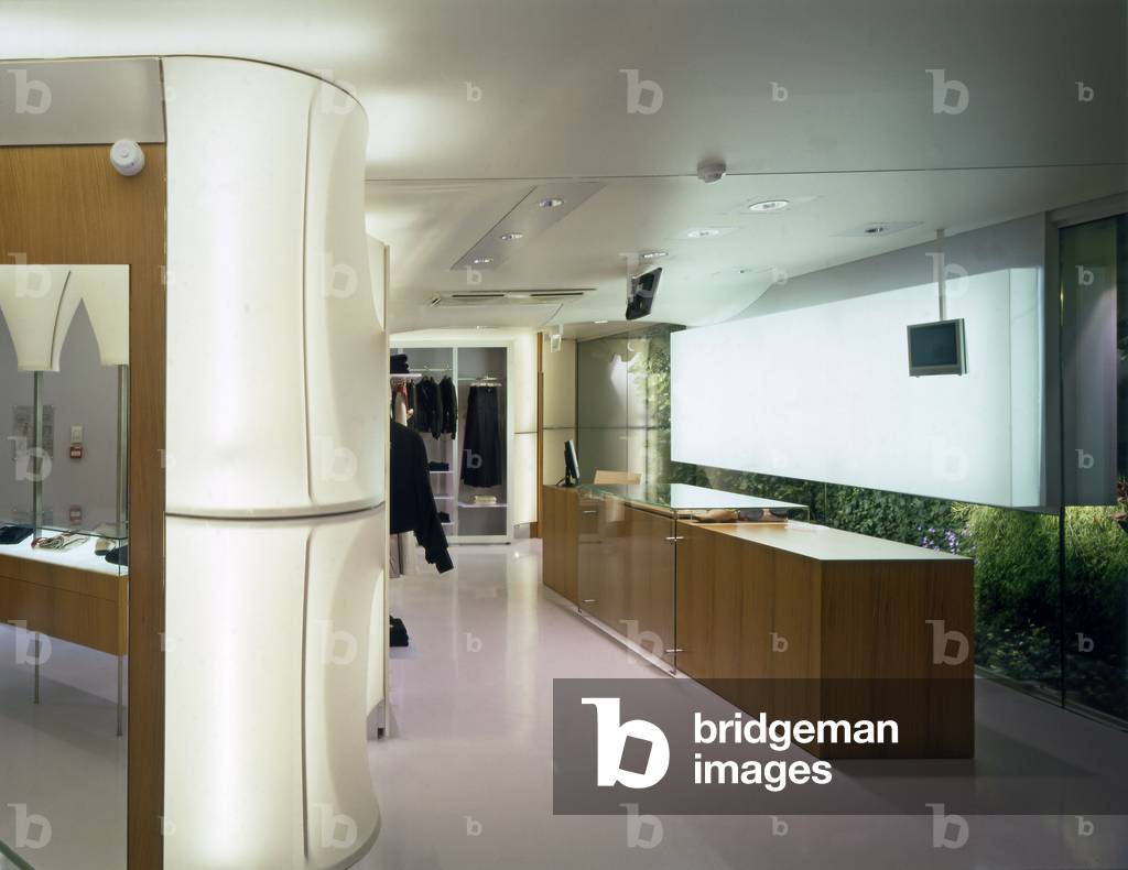 The Marithe et Francois Girbaud boutique in Paris 6, France. Architecture by Kristian Gavoille, 2002.