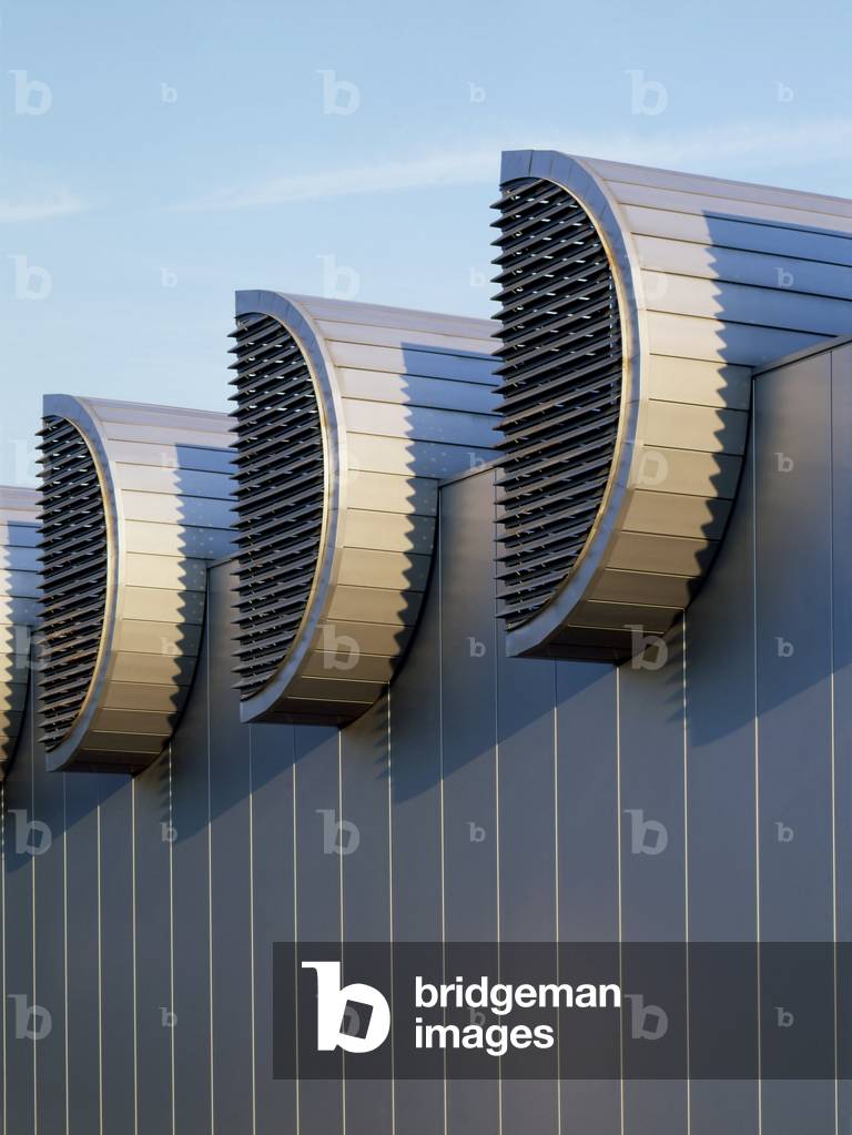 Siding, industrial warehouse.