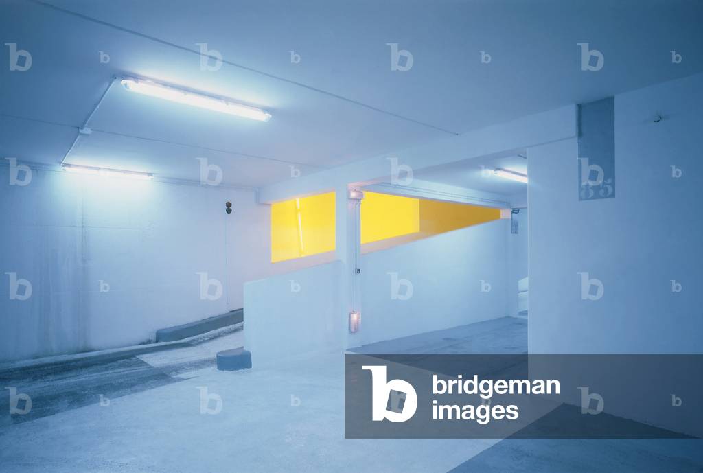 Parisian parking of the OPAC of the city of Paris. Architecture by Jacqueline Dauriac. Photography 1996