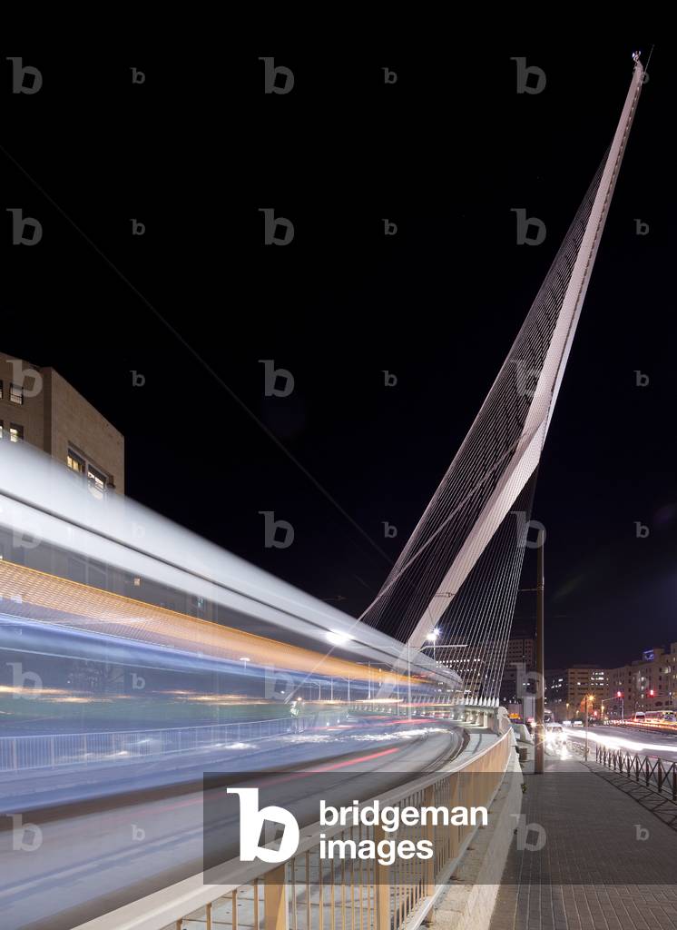 King David's Harp Bridge to Jerusalem David's harp Bridge - Jerusalem - Israel