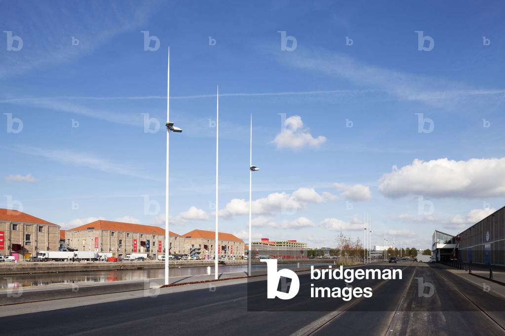 The commercial and cultural complex of the Docks Vauban in Le Havre (Seine Maritime). Construction 2009, architects Bernard Reichen and Philippe Robert.