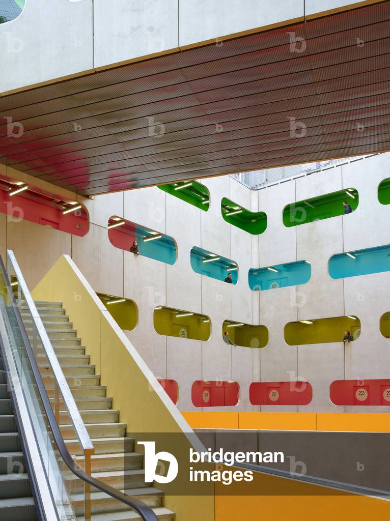 L'Atrium de Jussieu, Pole scientifique, Paris 5th arrondissement. Architects Peripheriques, Anne Francoise Jumeau and Emmanuelle Marin and David Trottin, 2002- 2006.