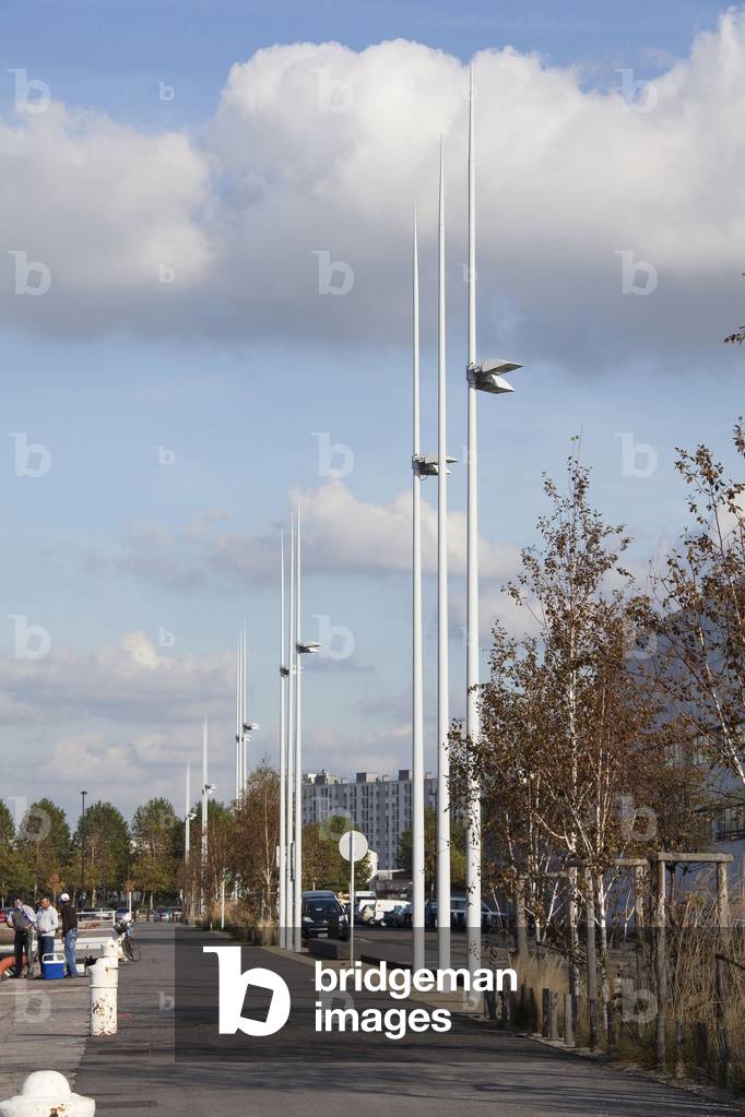 The commercial and cultural complex of the Docks Vauban in Le Havre (Seine Maritime). Construction 2009, architects Bernard Reichen and Philippe Robert.