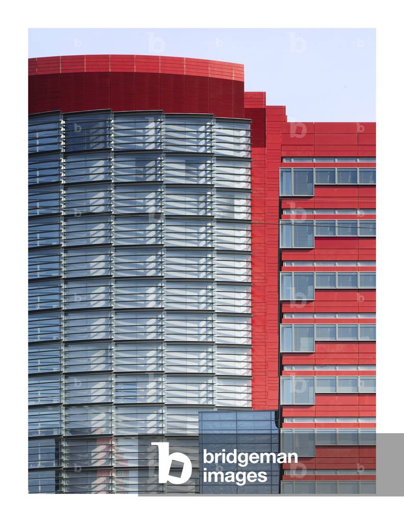 Banque Internationale Dexia (Dexia BIL Headquarters) in Esch-sur-Alzette (Esch sur Alzette), Luxembourg. Architecture by Claude Vasconi, 2006-2009