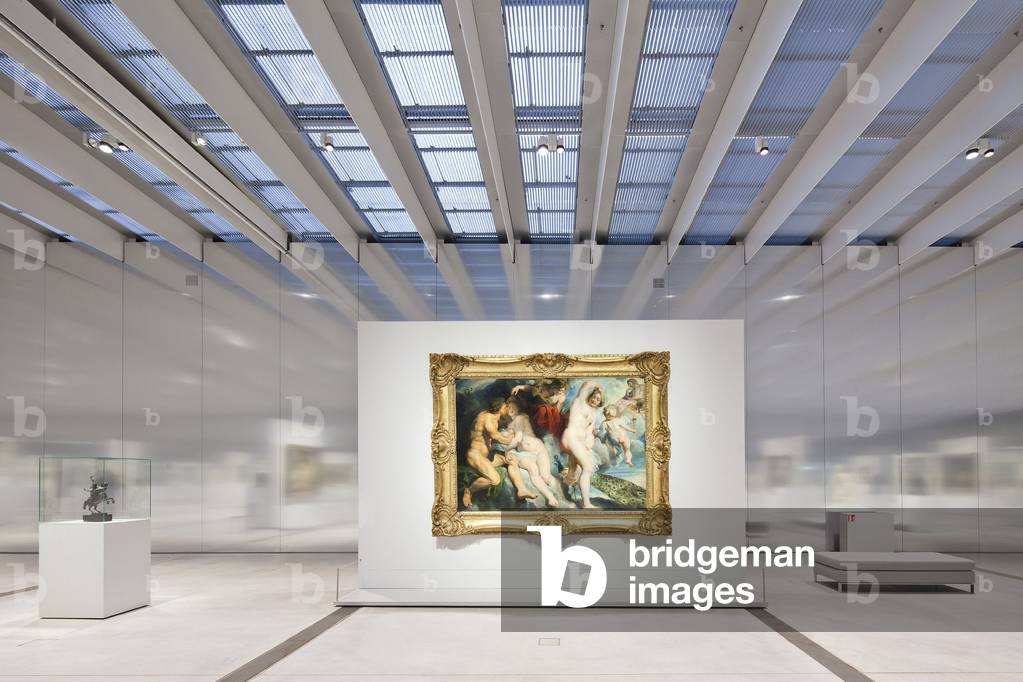 The painting Ixion, king of the Lapithes, tricks Junon by Pierre-Paul Rubens at the Musee du Louvre-Lens Leuvre-Lens - 2012, Kazuyo Sejima and Ryue Nishizawa - Sanaa Agency -