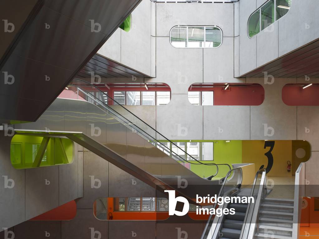 L'Atrium de Jussieu, Pole scientifique, Paris 5th arrondissement. Architects Peripheriques, Anne Francoise Jumeau and Emmanuelle Marin and David Trottin, 2002- 2006.