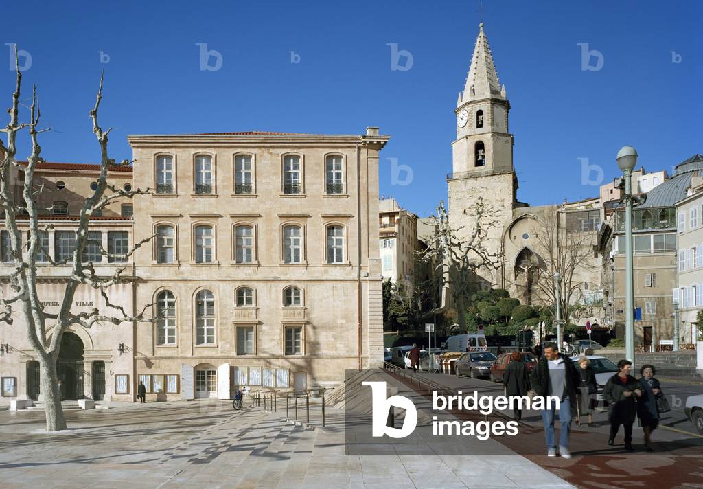 The extension of the town hall of Marseille (Bouches du Rhone). Architect Franck Hammoutene, 2006.