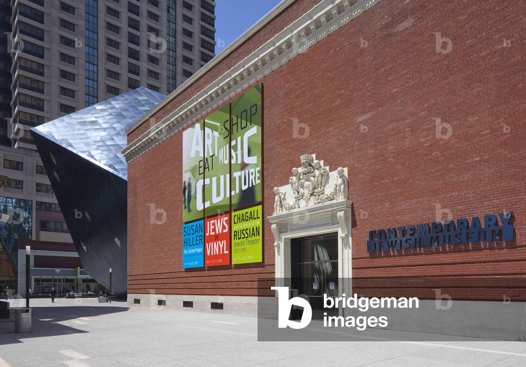 The Contemporary Jewish Museum, Mission St, Yerba Buena in San Francisco, California (United States). Realisation 2008, architect Daniel Libeskind. Photo 17/08/09.