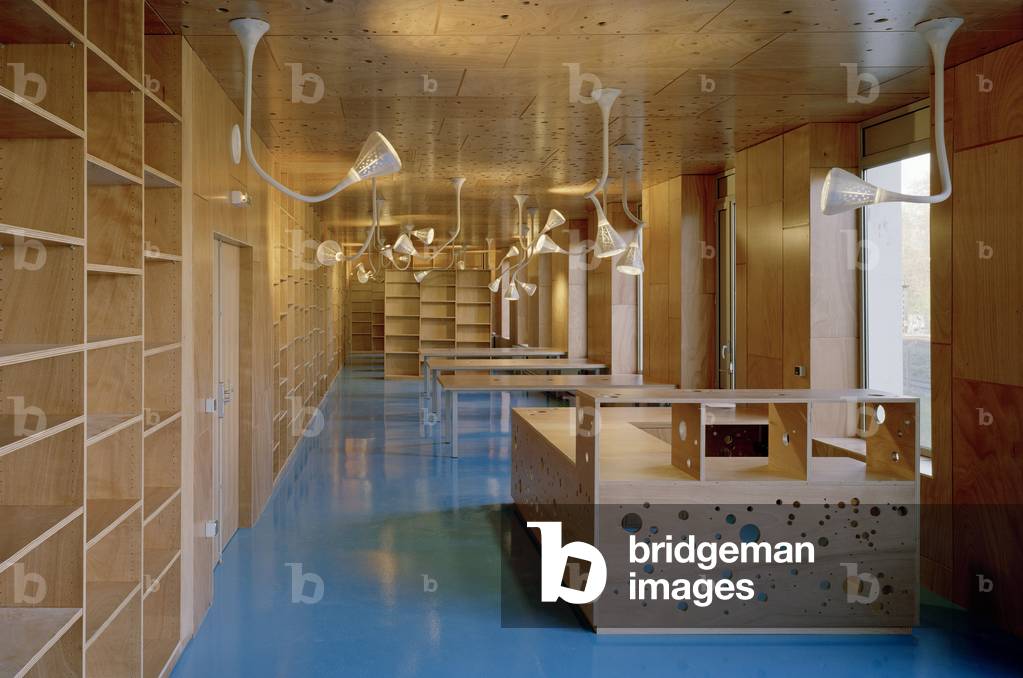 The Higher School of Fine Arts of Valenciennes (Nord, region Nord Pas de Calais). Architect Louis Paillard, 2006.