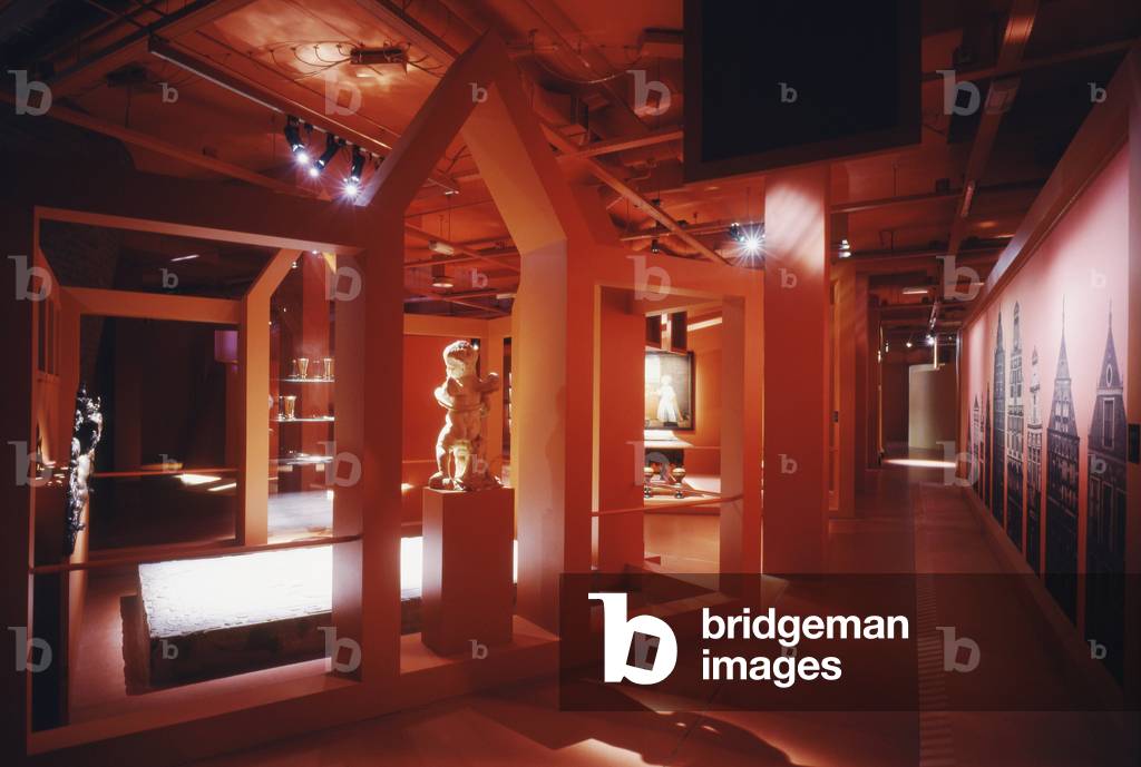 Museum of Design in Groningen, Netherlands. Architects: Alessandro Mendini, Michele de Lucchi, Coop Himmelblau and Philippe Starck, 1985-1995. Photography 1995