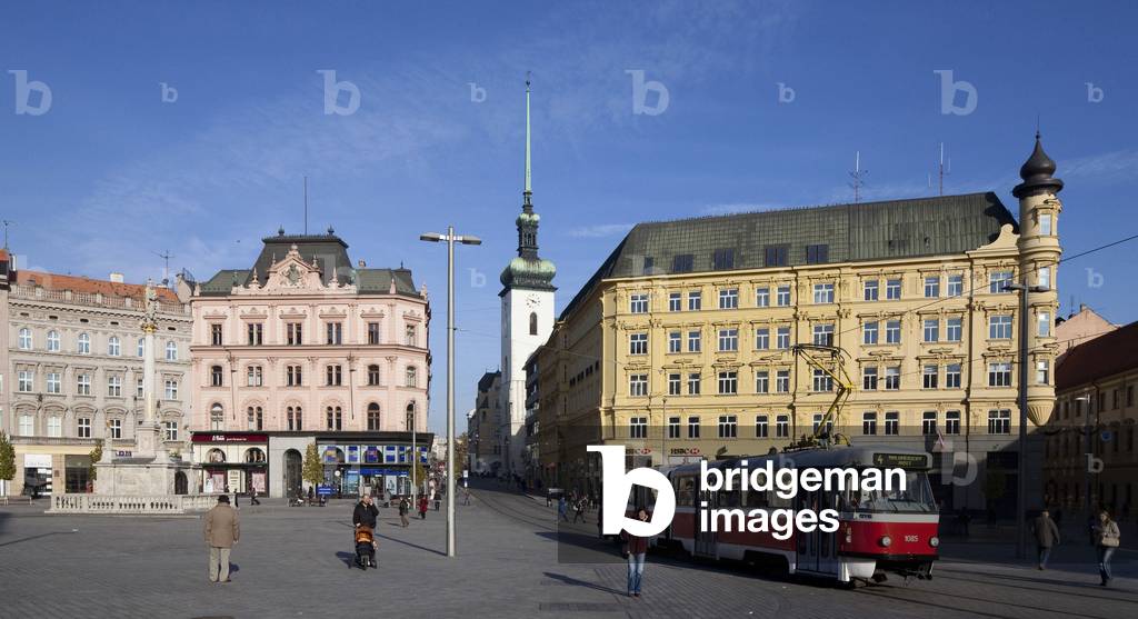 Liberty Square in the centre of Brno, Czech Republic. Photographei 12/11/09.