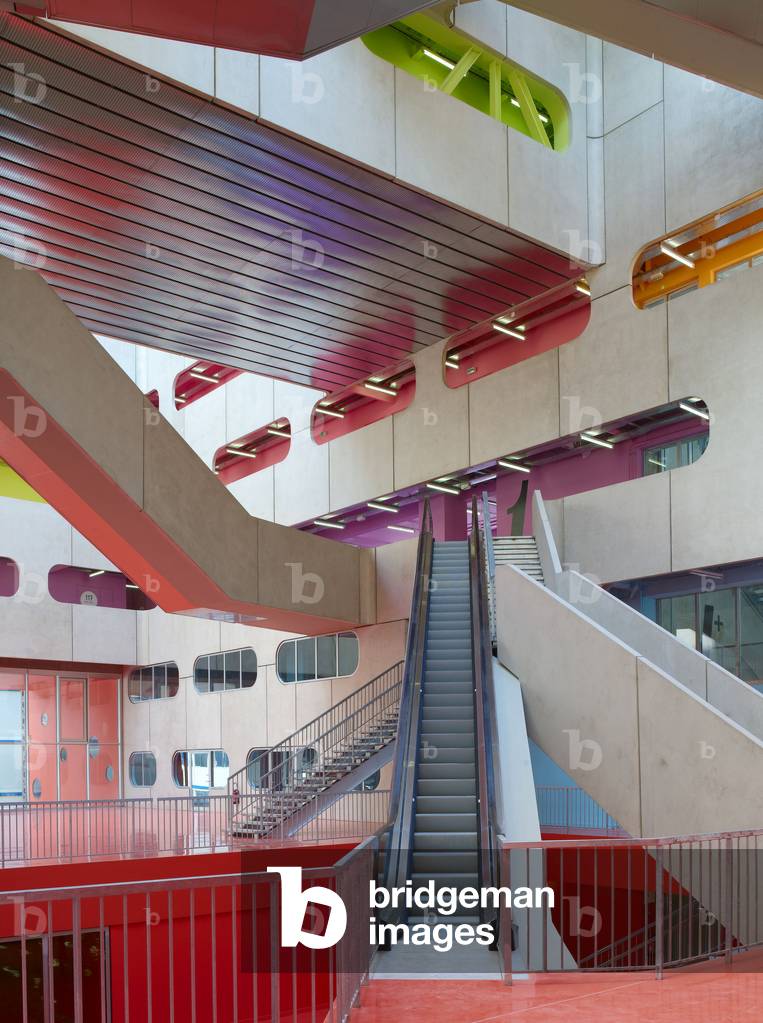 L'Atrium de Jussieu, Pole scientifique, Paris 5th arrondissement. Architects Peripheriques, Anne Francoise Jumeau and Emmanuelle Marin and David Trottin, 2002- 2006.
