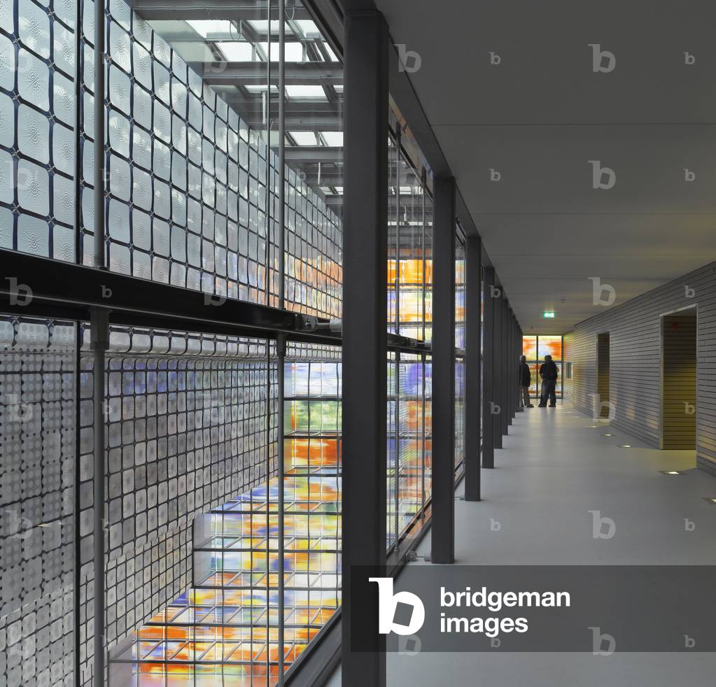 The Institute of Image and Sound in Hilversum, Netherlands (Netherlands). Architecture by Willem-Jan Neutelings and Michiel Riedijk, 2006. Photography 19/12/06