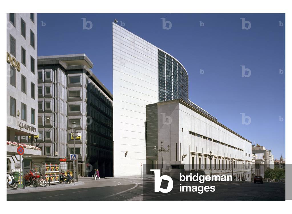 The Chamber of Deputes, Carrera de San Jeronimo in Madrid (Spain).