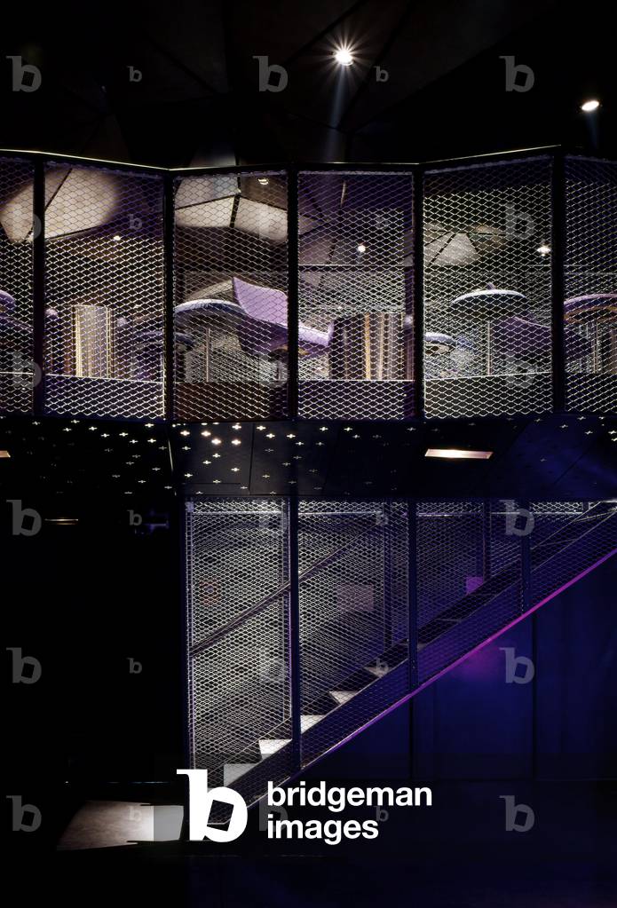 Le Nouveau Casino, Rue Oberkampf, Paris 11. Peripheral architecture, 2001.