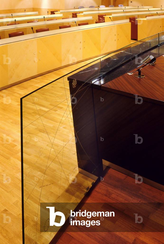 Offices of the District de Montpellier, Herault, Languedoc-Roussillon (Languedoc Roussillon), France. Architecture of Studio Naco, 1993