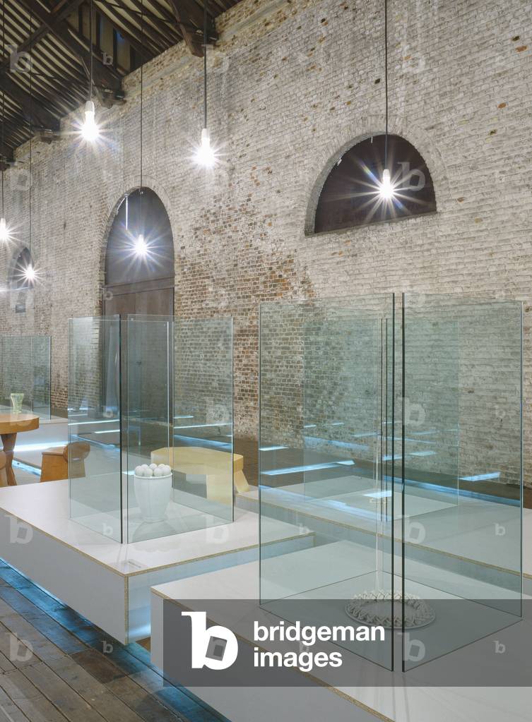 Martin Szekely's exhibition at the Grand Hornu in Belgium, 1988. Scenographer: Patrick Mellett.