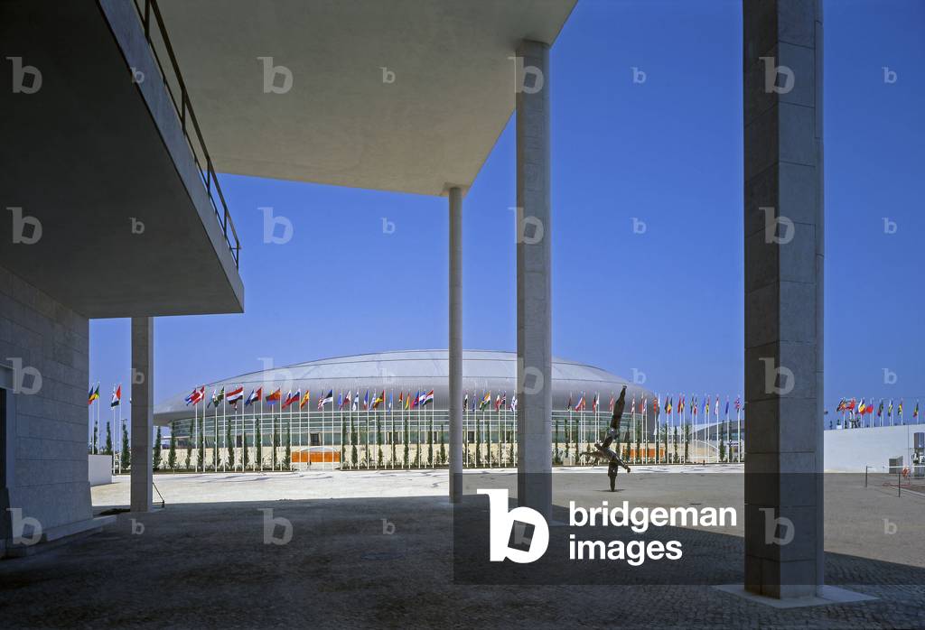 The Utopia Pavilion at the Universal Exhibition in Lisbon (Portugal), in 1998. Architects SOM Skidmore Owings & Merrill.