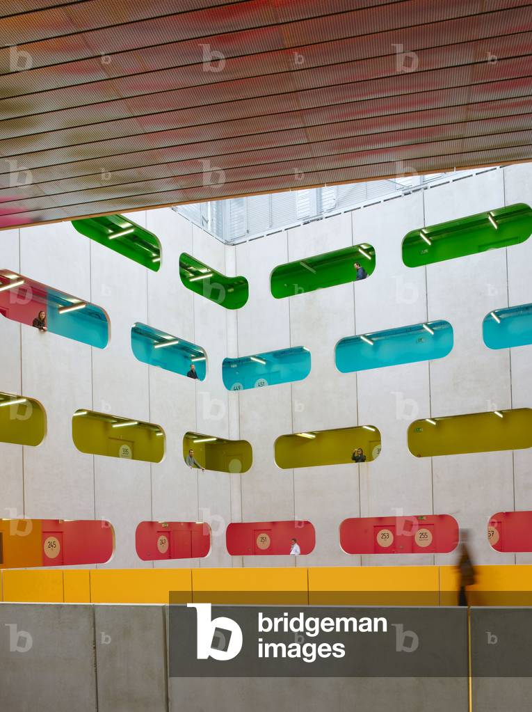 L'Atrium de Jussieu, Pole scientifique, Paris 5th arrondissement. Architects Peripheriques, Anne Francoise Jumeau and Emmanuelle Marin and David Trottin, 2002- 2006.