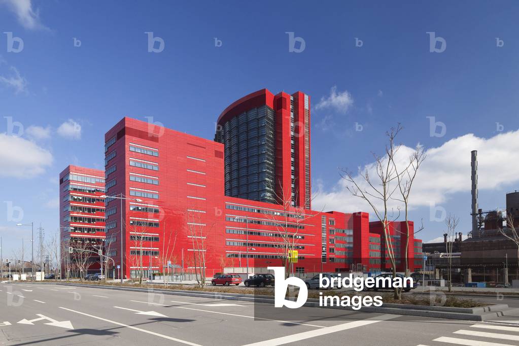 Banque Internationale Dexia (Dexia BIL Headquarters) in Esch-sur-Alzette (Esch sur Alzette), Luxembourg. Architecture by Claude Vasconi, 2006-2009