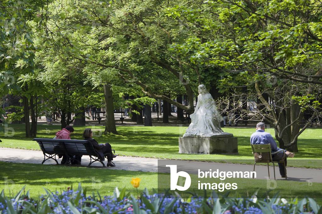Le jardin du Luxembourg à Paris. Photography 20/04/09.