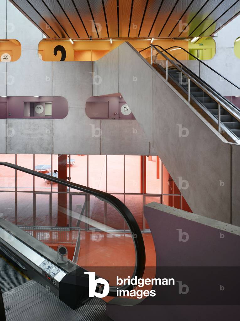 L'Atrium de Jussieu, Pole scientifique, Paris 5th arrondissement. Architects Peripheriques, Anne Francoise Jumeau and Emmanuelle Marin and David Trottin, 2002- 2006.