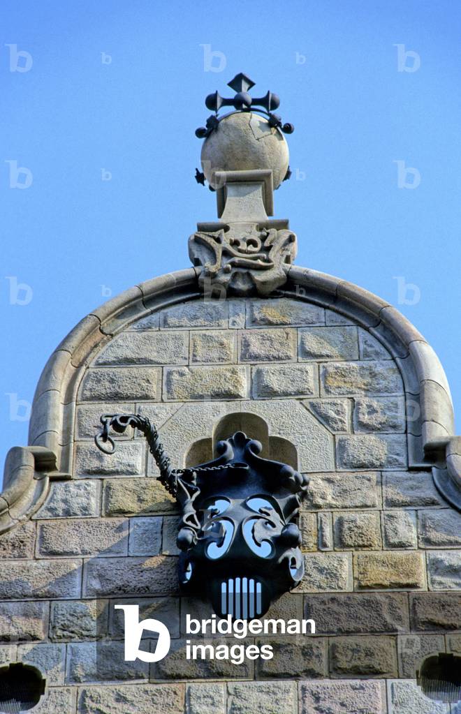Casa Calvet in Barcelona (Spain), created by Antoni Gaudi (1852-1926) in 1898-1904.