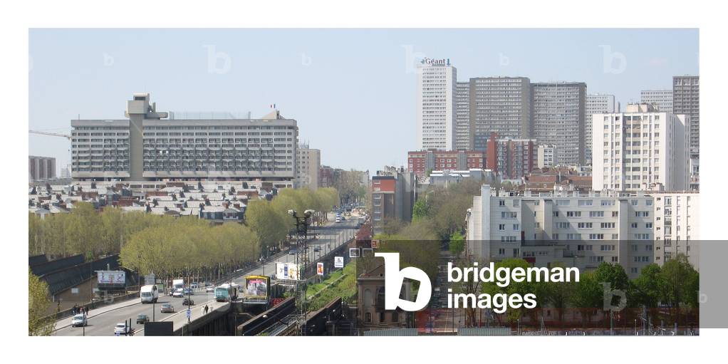 Panoramic view of Paris 75013. Photography 10/05/06.