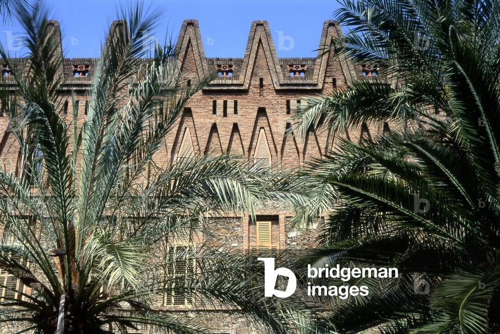 Colegio de las Teresianas in Barcelona (Spain) Architect Antoni Gaudi (1852-1926), 1890.