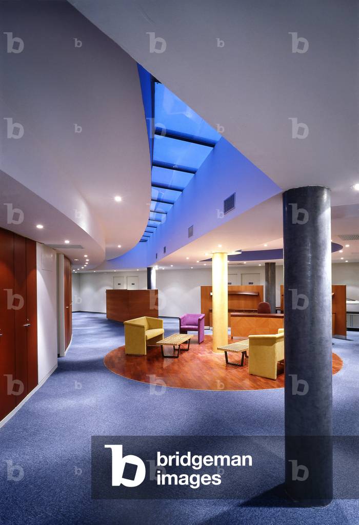 Offices of the District de Montpellier, Herault, Languedoc-Roussillon (Languedoc Roussillon), France. Architecture of Studio Naco, 1993