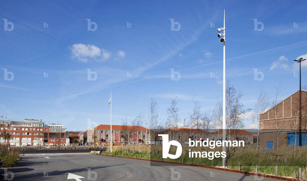 The commercial and cultural complex of the Docks Vauban in Le Havre (Seine Maritime). Construction 2009, architects Bernard Reichen and Philippe Robert.