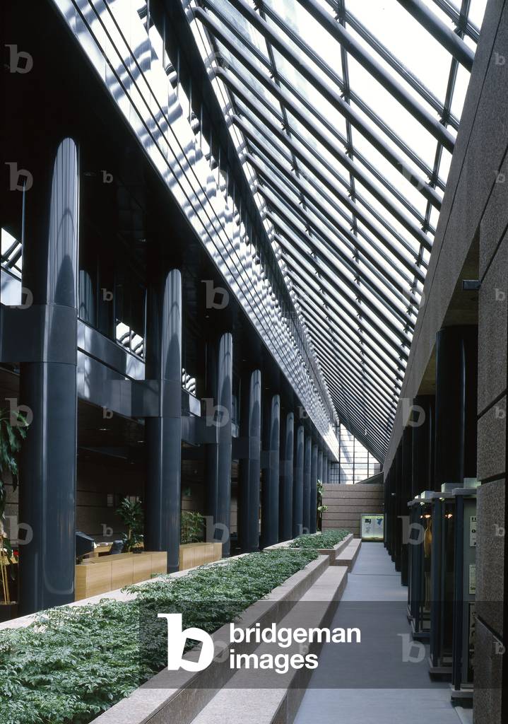 The hotel of the department in Strasbourg (Bas Rhin). Architect Claude Vasconi, 1990.