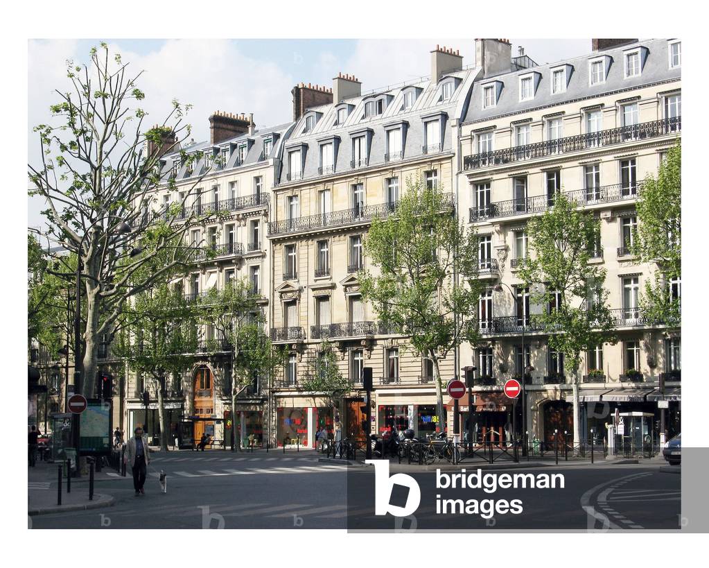 Haussmanniens buildings, Boulevard Saint Germain, Rue du Bac, Paris 7th arrondissement. Photogrpahie 07/05/06.