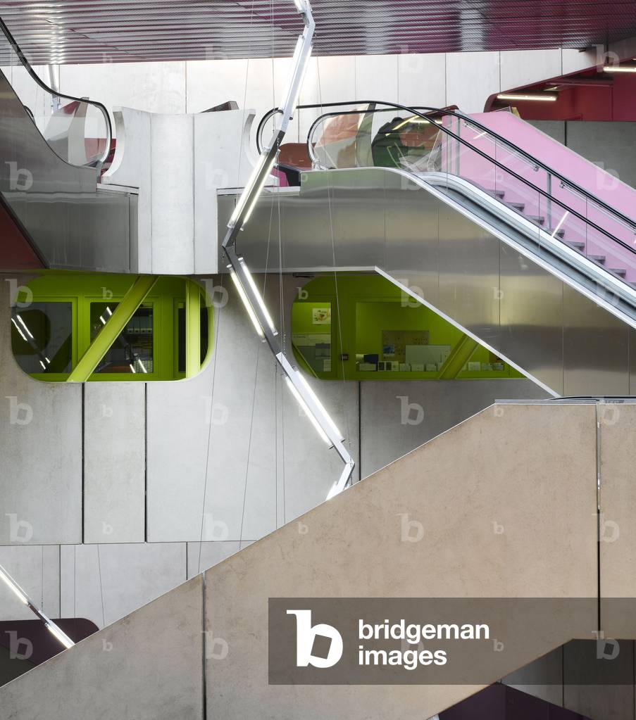 L'Atrium, Universitite Pierre et Marie Curie, Jussieu, Paris 6th Arrondissement.Peripheriques Architectes, Anne Francoise Jumeau, Emmanuelle Marin, David Trottin, 2002-2006.